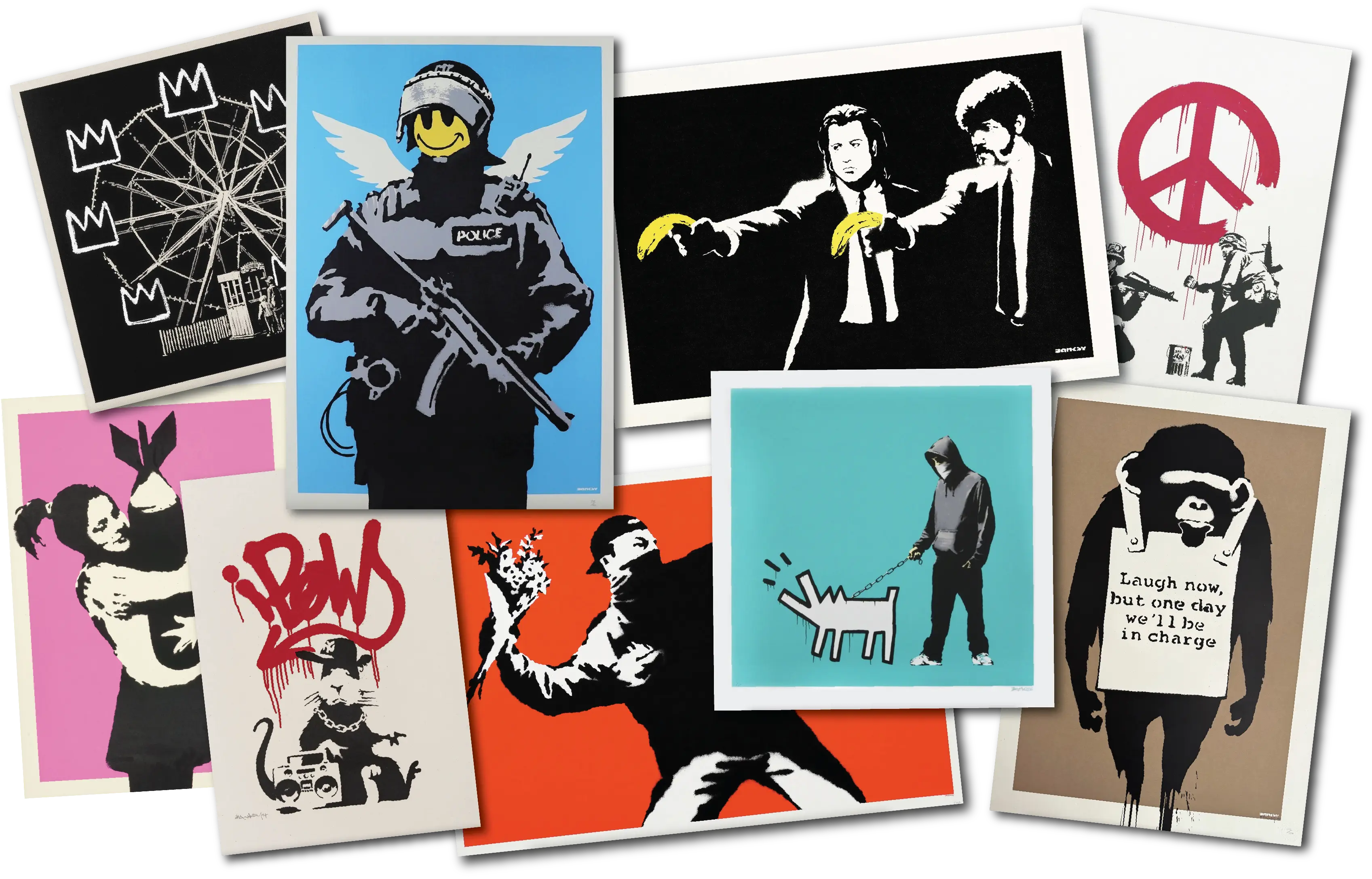 BANKSY FRAME ARTWORK